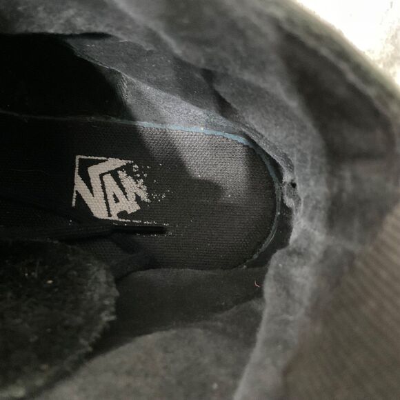 Vans Men's 8.5 High-Top Lace-Up Skater non canvas Boot 500664 Black - Picture 5 of 12